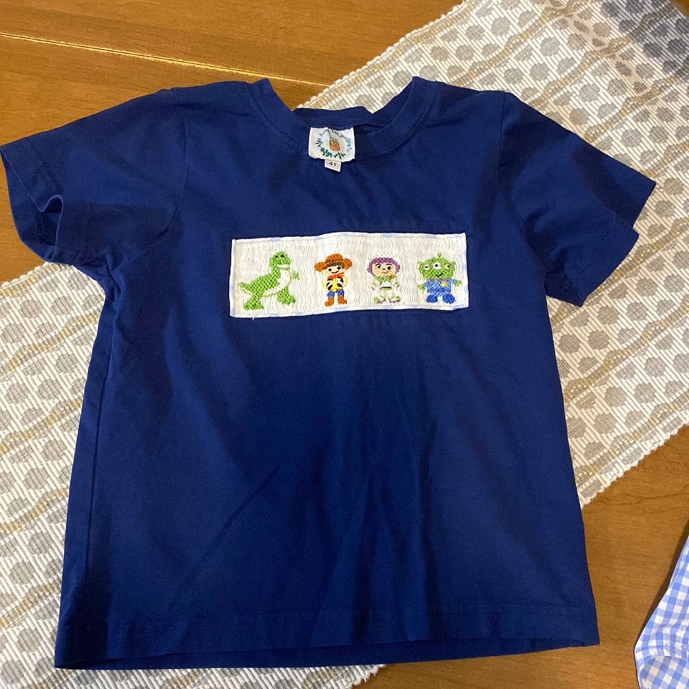 Toy Story smocked shirt